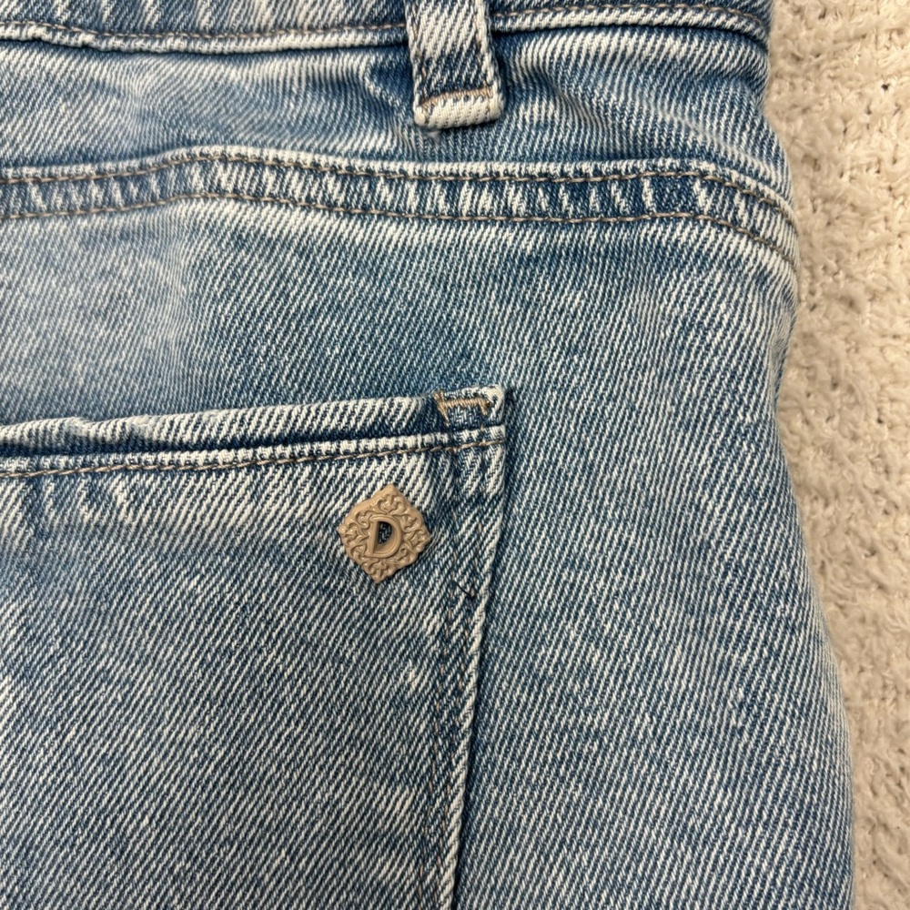Democracy Jeans Womens 16 Blue Ab Solution High Rise Side Entry Pocket Boyfriend - Picture 11 of 14